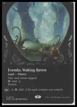 Evendo, Waking Haven (Borderless) (Galaxy Foil) Edge of Eternities #374 - Image 1