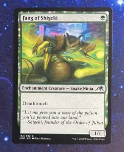 MTG, Fang of Shigeki, Kamigawa: Neon Dynasty 183/302 Regular Common - Image 1