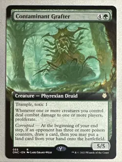 MTG / Contaminant Grafter / ONC / #55 / Regular (Extended Art) / Rare / NM - Image 1
