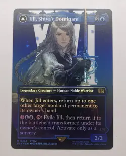 Jill, Shiva's Dominant (Borderless) Final Fantasy Foil - Image 1