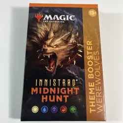 Magic The Gathering Black Innistrad Midnight Hunt Theme Booster Werewolves - Image 1