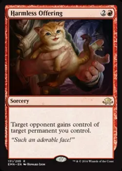 1x Harmless Offering Light Play MTG Magic - Kid Icarus - - Image 1