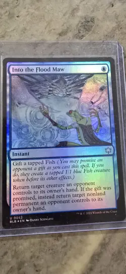 Into the Flood Maw Bloomburrow Foil - Image 1