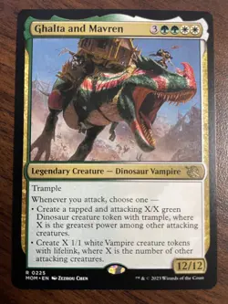 MTG - Ghalta and Mavren 225/481 - March of the Machine Non-Foil Rare - Near Mint - Image 1