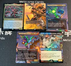 Magic MTG Green Goblin,Nemesis Borderless Foil Marvel Spider-Man Lot*5 - Image 1