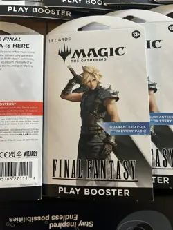14 Packs! Magic the Gathering: Final Fantasy - Play Booster Pack Factory Sealed - Image 2