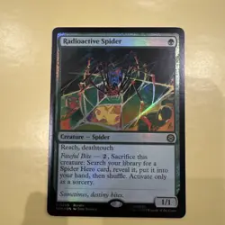 Radioactive Spider FOIL MTG SPM P Unique Miscellaneous Promos 285 Spider-Man - Image 1