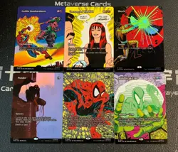 Magic MTG Ponder Mindbreak Trap Shock Borderless Marvel Spider-Man Lot*6 - Image 1