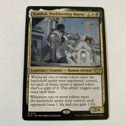 MTG Kambal, Profiteering Mayor [Outlaws of Thunder Junction] Near Mint Magic - Image 1
