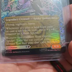 Gwen Stacy (0209 Borderless)Marvel's Spider-Man Foil NM MTG - Image 4