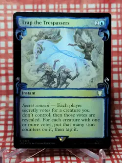 Trap the Trespassers - Foil - Showcase Scrolls - Commander: The Lord of the - Image 1