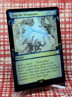 Trap the Trespassers - Foil - Showcase Scrolls - Commander: The Lord of the - Image 2