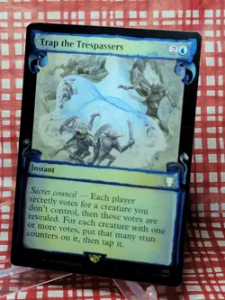 Trap the Trespassers - Foil - Showcase Scrolls - Commander: The Lord of the - Image 3