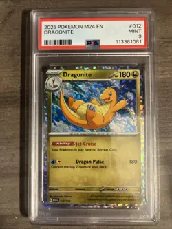 Dragonite McDonald’s Happy Meal 012/015 PSA 9 2025 Pokemon - Image 1