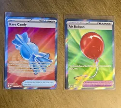Mega Evolutions Pokemon - Rare Candy 175/132 & Air Ballon 166/132 - NM/M - Image 1