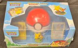 POKEMON 2018 Pikachu & Eevee Poke Ball Collection Box SEALED NICE Sun Moon - Image 1