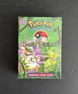 1999 Pokemon Power Reserve Jungle Theme Deck Factory Sealed Box - Image 1