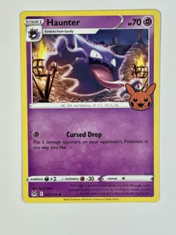 Pokemon TCG - Haunter - 065/196 - 2022 SWSH: Lost Origins - Trick Or Trade - Image 1