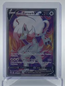 Pokemon TCG Hisuian Zoroark V SW&SH Black Star Promos SWSH297 Holo Promo - Image 5