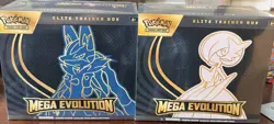 Pokemon Mega Evolution Elite Trainer Box ETB Mega Gardevoir & Mega Lucario Set - Image 1