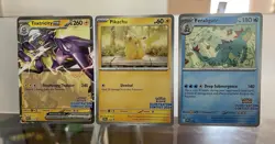 Pokemon Illustration Contest 2024 Feraligatr, Pikachu, Toxtricity EX Promo NM+ - Image 1