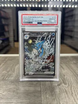 2024 Pokemon Shrouded Fable Kingdra Black Star Promo PSA 10 - Image 1