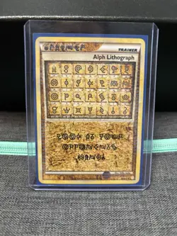 Pokemon TCG Alph Lithograph ONE HeartGold SoulSilver HGSS LP-NM - Image 1