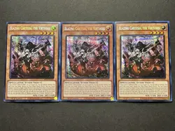 3x Blazing Cartesia, The Virtuous | MP23-EN162 | Prismatic Secret Rare | YuGiOh! - Image 1