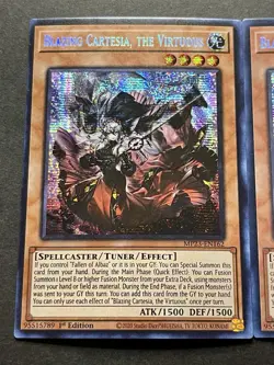 3x Blazing Cartesia, The Virtuous | MP23-EN162 | Prismatic Secret Rare | YuGiOh! - Image 3