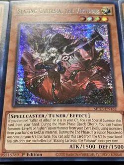3x Blazing Cartesia, The Virtuous | MP23-EN162 | Prismatic Secret Rare | YuGiOh! - Image 4
