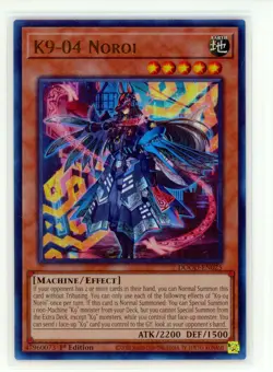 x2 K9-04 Noroi Ultra Rare DOOD-EN025 NM 1st Ed Yu-Gi-Oh! See description. - Image 1