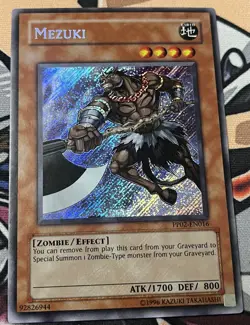 Yugioh Mezuki PP02-EN016 Secret Rare NM - Image 1