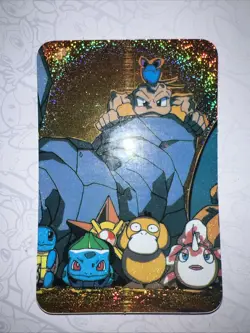 1990s Vending Machine Card Sticker Holo Pokemon Extremely Rare - Image 1