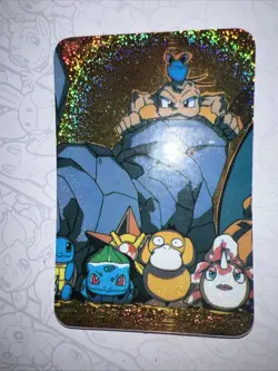 1990s Vending Machine Card Sticker Holo Pokemon Extremely Rare - Image 2