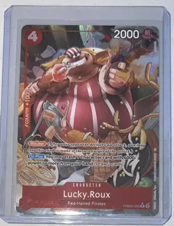 Lucky.Roux Alt Art PRB02-003 ENGLISH R ONE PIECE Card The Best 2 - Image 1