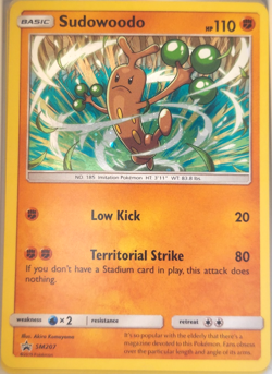 Pokemon Sudowoodo #SM207 Black Star Promo Trading Card Game CCG - Image 1
