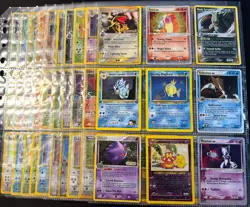 Lot of 90 ALL HOLO Vintage Pokemon Card Binder Collection - Image 1