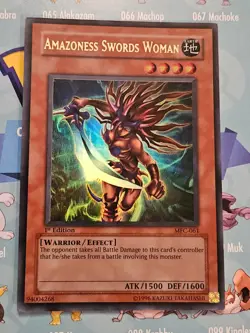 Yugioh Amazoness swords women 1st edition MFC-061 card NM - Image 1