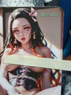 1/1 Only 1 Made Nezuko F/N Spread Demon Slayer NSFW Lonestar Customs Waifu Card - Image 3