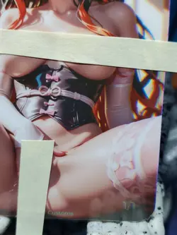 1/1 Only 1 Made Nezuko F/N Spread Demon Slayer NSFW Lonestar Customs Waifu Card - Image 4