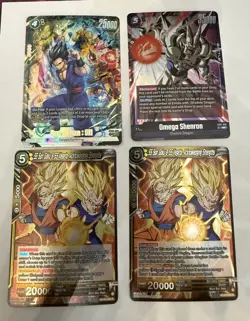 Dragon Ball Z card Lot. (9) random game cards (see pic) - Image 1