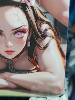 1/1 Only 1 Made Nezuko Booty Demon Slayer NSFW Lonestar Customs Waifu Card - Image 4