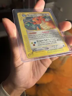 Dragonite 9/165 Expedition 2002 Holo E-Series Vintage Pokemon Card LP - Image 5