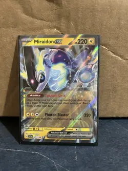 Pokemon Miraidon EX Scarlet & Violet Holo Card 81/198 Double Rare - Image 1