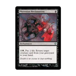 WOTC MtG Commander Phyrexian Reclamation (U) EX - Image 1