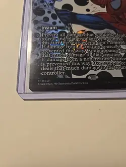 Comeuppance (Borderless) 0001 MTG Spiderman Mythic Foil M/NM - Image 3