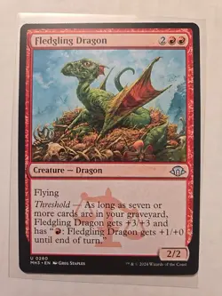 Fledgling Dragon - Modern Horizons 3 - LP - MTG Magic - Uncommon - Creature - Image 1