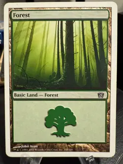 MTG Magic the Gathering 8th Edition Forest 348 - Image 1