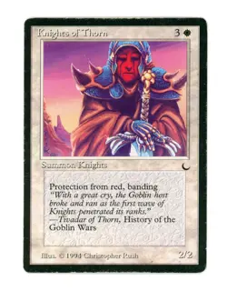 Knights of Thorn - Magic The Gathering MTG - The Dark - Vintage - Image 1