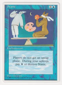 Stasis Proof 4th Edition Artist Fay Jones 1995 WOTC MTG LP Magic Vintage VHTF - Image 1